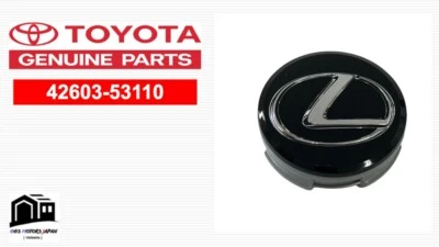 TOYOTA OEM 42603-53110 LEXUS IS F IS250 RX350 SPORT Rueda central Tapa NEGRA Japón Foto 1 de 3