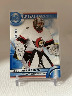 2023-24 Upper Deck Sp Authentic Future Watch Limited Leevi Merilainen /399 - Image 1 of 2