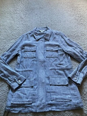 Christopher & Banks Women Long Sleeve Snap Full Zip Jacket Multicolor Size S - Image 1 of 4