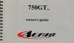 Aeris 750GT Scuba Dive Computer Manual Printed 750 GT        120 Pages - Picture 1 of 3