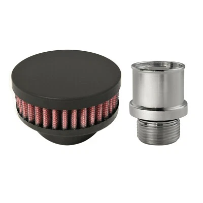 Valve Cover Breather -12AN / ORB BTR Brian Tooley LS Valve Covers (Flat Black) - Image 1 of 3