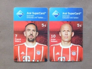 2 Panzer / Pay Cards ( to collect ) Deutschland - ARAL / BAYERN MÜNCHEN Fußball - Bild 1 von 2