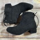 Madden Girl Cindy black lacing Bootie NWT