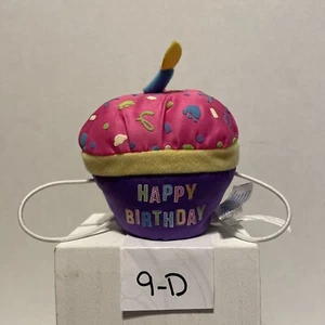 Build A Bear BAB Happy Birthday Cupcake Purple Pink - Picture 1 of 8