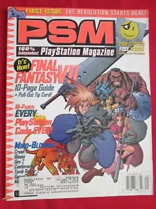 PSM Playstation Magazine Issue 1 Final Fantasy VII FF7 w/ LID STICKER! - Picture 1 of 15