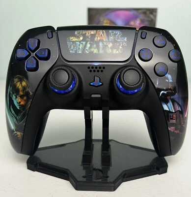 Star Wars Luke Skywalker Darth Vader - RGB LED - Custom Controller For PS5 Or PC - Image 1 of 4