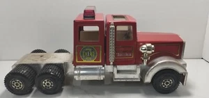 Vintage 1980s Pressed Steel No.1 Tonka Fire Truck Semi Truck Only  NO Ladder! - Picture 1 of 9