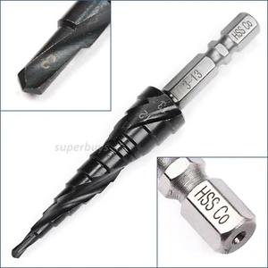 3-13 mm M35 acero cobalto HRC89 taladro paso unibit broca perforadora orificio cortador - Imagen 1 de 4