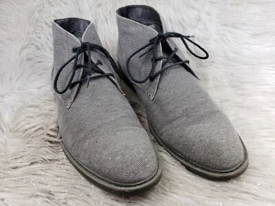 PERRY ELLIS PORTAFOLIO Stewart Gris Chukka Zapato Informal Vestido de Trabajo Para Hombres Talla EE. UU. 11 Foto 1 de 4