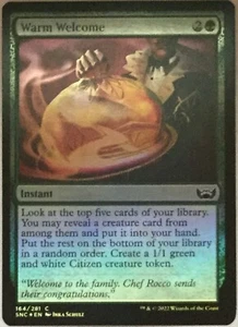 Warm Welcome Foil - 164/281, MTG Streets of Capenna - Picture 1 of 1