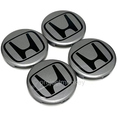 Tapas centrales de rueda OEM HONDA 44732-S2A-A60 08-09 S2000 CR AP2 x 4 piezas originales Foto 1 de 2