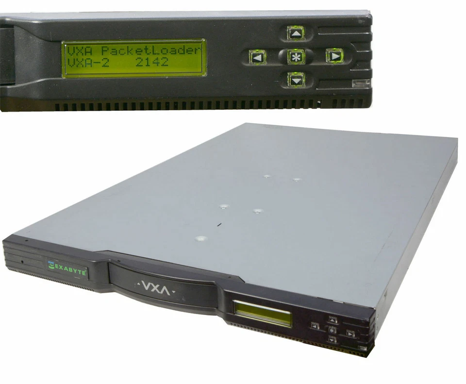 Exabyte 19" 48cm VXA-2 Packet Loader Tape Drive Changer LVD SCSI 68-Pin O212 - Image 1 of 1