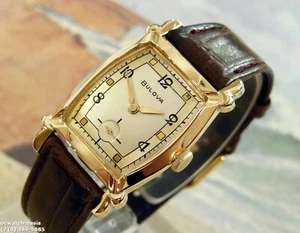 1953 Vintage BULOVA,  Stunning SILVER Dial, Serviced & Warranty - Picture 1 of 10