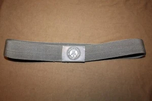 Original Cold War East German Army Soldiers Pebbled Metal Box Belt Buckle & Belt - Picture 1 of 12