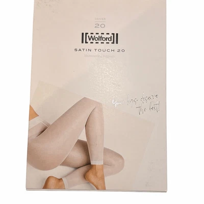 NUEVO CON ETIQUETAS Leggings Wolford Satin Touch 20 Brillantes Bastante Ligeros Foto 1 de 4
