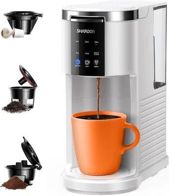 3-in-1 Coffee Maker – K-Cup, Ground Coffee & Tea, Compact Travel Mug Friendly - Image 1 of 4