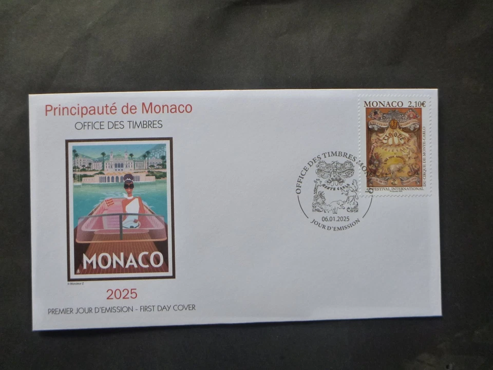 MONACO 2025 47th Monte-Carlo International Circus Festival First Day Cover - Image 1 of 1