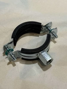 Walraven 2S Two Piece Pipe Clip/Pipe Clamp - 38-46mm  - Lined - D1TD5 - Picture 1 of 4