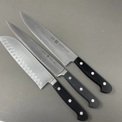 Set of 3 J.A. Henckels International Knives No Stain Cutlery Spain Blades Chef - Image 1 of 4