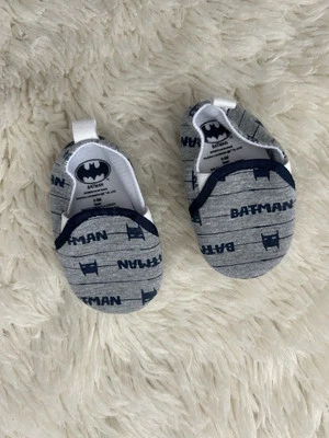 Batman Bebé Niño Cuna Zapatos 6-9M Gris Azul Suela Suave Botines Antideslizantes  Foto 1 de 3