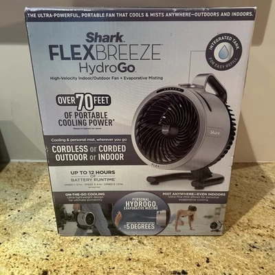 Shark - FlexBreeze HydroGo Fan, Ultra-powerful portable fan, Indoor & Outdoor - Image 1 of 4