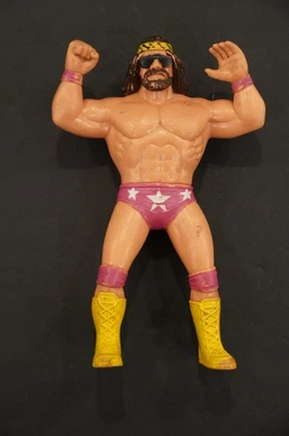 VTG 1986 TITAN SPORTS LJN WWF MACHO MAN RANDY SAVAGE 7.5" ACTION FIGURE #2 - Изображение 1 из 3