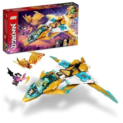 LEGO Ninjago Zene's Golden Dragon Jet 71770 bloque de juguete ladrillos de avión Foto 1 de 4
