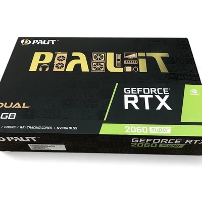 Scheda Grafica Palit GeForce RTX 2060 SUPER DUAL 8GB GDDR6 GPU Boxata NE6206S - Immagine 1 di 4