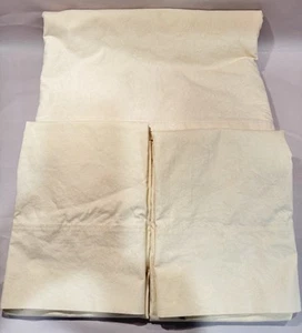 Ralph Lauren King Flat Sheet Avery Cream Damask & 2 Standard Pillowcases Floral - Picture 1 of 12