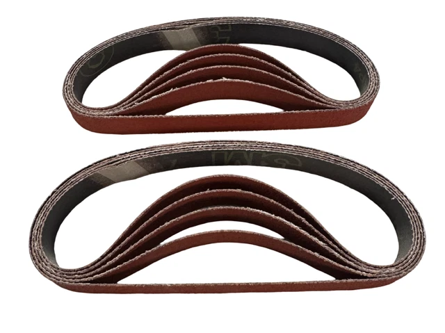 Abrasivos superiores 3/4" x 18" correas de lijado de cerámica 60 granos paquete de 10 Foto 1 de 1