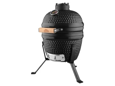 GRILLMEISTER Mini-Keramikgrill, für Holzkohle, schwarz - B-Ware neuwertig - Bild 1 von 4