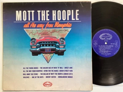 MOTT THE HOOPLE All the way from Memphis best of compilation VINYL LP RECORD (10 - Image 1 of 4