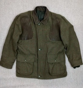 Hucklecote Tweed Jacket Men's 2XL Green Hunting Shooting Field Country Coat - Picture 1 of 18