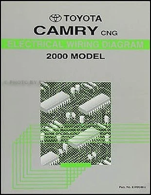2000 Toyota Camry CNG Diagramma Cablaggi Manuale Elettrico Compresso Natural Gas - Immagine 1 di 2