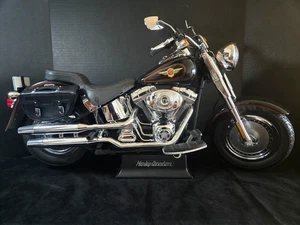 ✅ 1/4 CUSTOM TERMINATOR 2 New Bright Harley Davidson Fat Boy 9.6V R/C READ DESCR - Picture 1 of 24