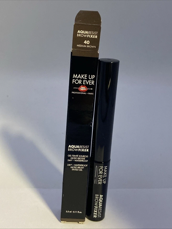 MAKE UP FOR EVER 40 MEDIUM BROWN Aqua Resist Brow Fixer 3.5 mL - Image 1 of 1