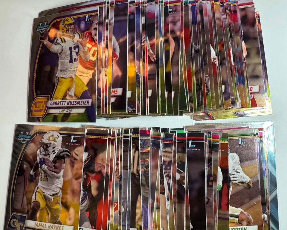 2024 Bowman Chrome U Football Pick Your Player – Base, Refractors & Parallels - Image 1 of 1