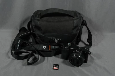 Sony A6000 24.3 MP Mirrorless Digital SLR Camera with 16-50 mm Lens OSS 2906 - Image 1 of 4