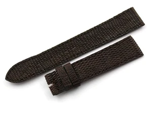 Cinturino Vera Pelle Lucertola Marrone Scuro 18/16mm Accessori Ricambi Elegante - Bild 1 von 4