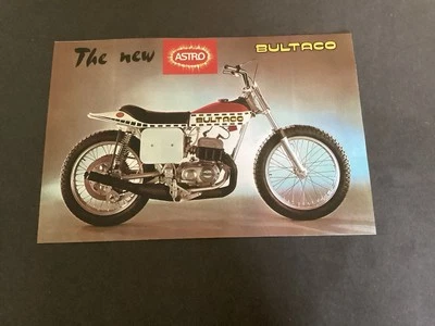 Folleto de ventas vintage BULTACO ~ 1976 Astro 250/360cc Foto 1 de 4