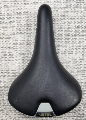 Asiento de sillín de bicicleta de carretera Vetta SL de colección negro retro hecho en Italia ciclismo carreras Foto 1 de 4