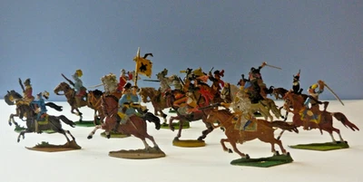 Plats d'étain - Zinnfiguren : Divers - 15 cavaliers guerre de 30 ans - Lot 2 - Photo 1/3