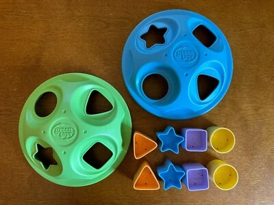 Green Toys Shape Sorter in Green and Blue, Complete - Image 1 of 4