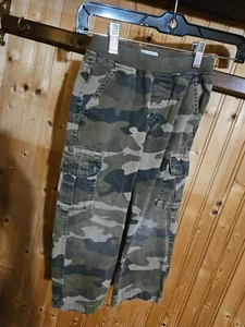 Cammo Childs 4T Drawstring Pants Green Pockets Army Play New With Tag 8773☆ - Picture 1 of 9