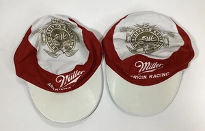 Vintage Miller High Life Bierbrauen American Racing 2 Malerkappen Hüte - Bild 1 von 10