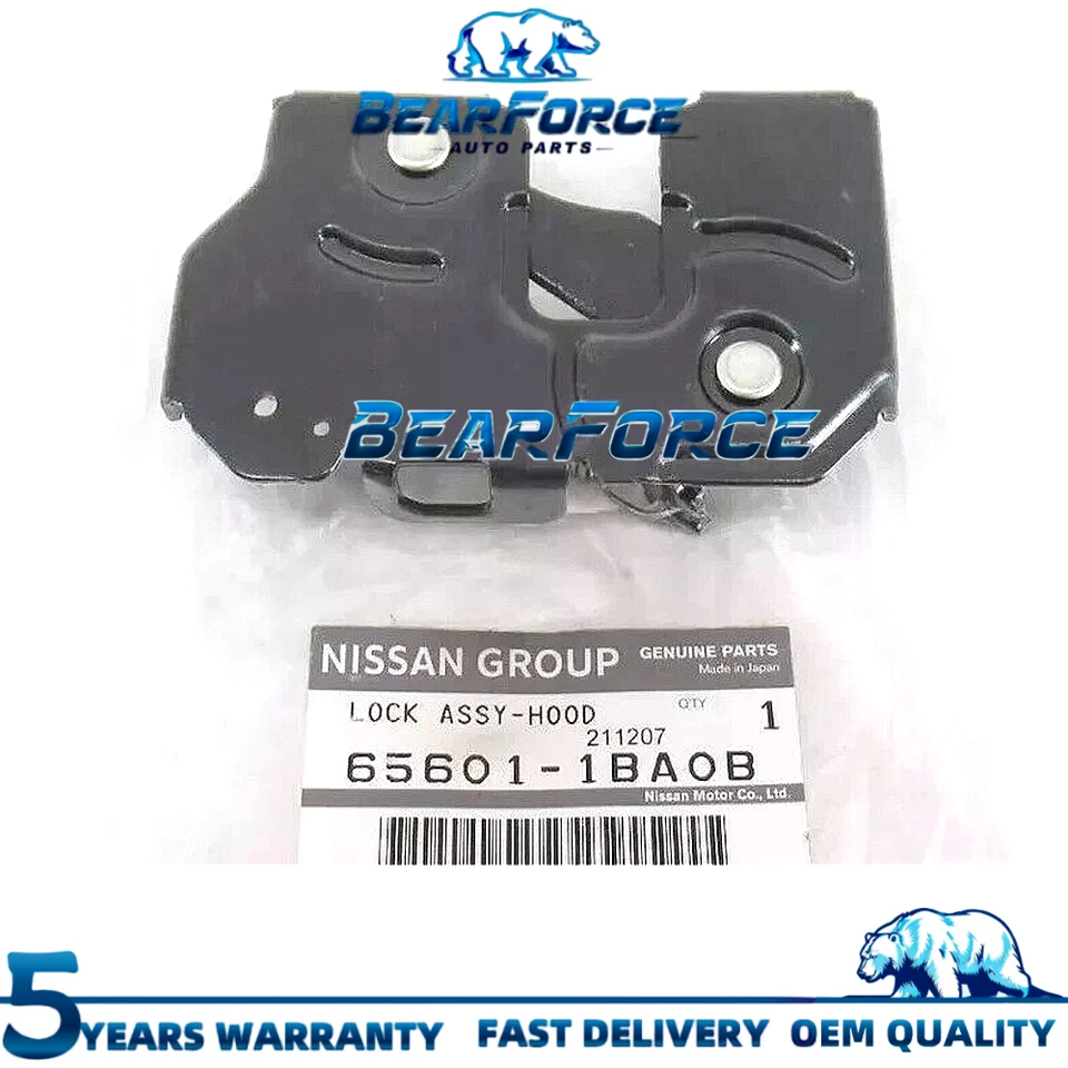 OEM Left Driver FOR Hood Lock Latch Infiniti EX35 EX37 FX50 QX70 65601-1BA0B Foto 1 de 4