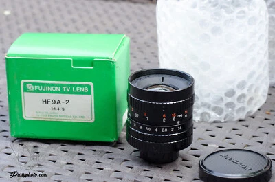 FUJINON TV LENS HF9A-2 9mm F:1.4 MONTURE C - Photo 1/3