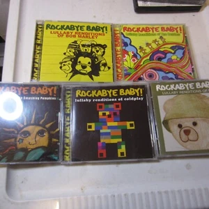 Rockabye Baby! Lot Of 5 CDs Beatles,Marley.U2 Coldplay Pumkins - Picture 1 of 2