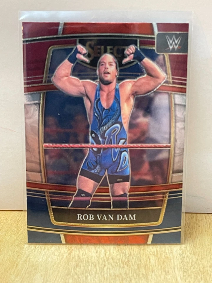 2022 Panini Select WWE Red White and Blue #92 Rob Van Dam Wrestling Card - Image 1 of 2