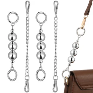 4 Piezas Bolso Correa Extensión Cadena Mujer Viaje Cartera Extensor para Bolso de Mano - Imagen 1 de 11
